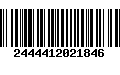 Código de Barras 2444412021846