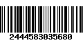 Código de Barras 2444583035680