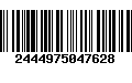 Código de Barras 2444975047628