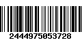 Código de Barras 2444975053728