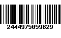 Código de Barras 2444975059829