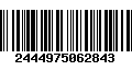 Código de Barras 2444975062843