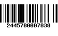 Código de Barras 2445780007838