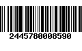 Código de Barras 2445780008590