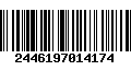 Código de Barras 2446197014174