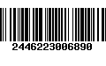 Código de Barras 2446223006890