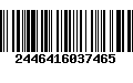 Código de Barras 2446416037465