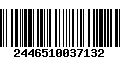 Código de Barras 2446510037132