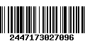 Código de Barras 2447173027096