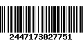 Código de Barras 2447173027751