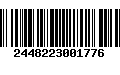 Código de Barras 2448223001776