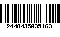 Código de Barras 2448435035163