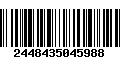 Código de Barras 2448435045988