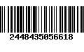 Código de Barras 2448435056618