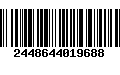 Código de Barras 2448644019688