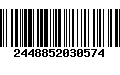 Código de Barras 2448852030574