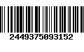 Código de Barras 2449375093152