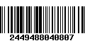 Código de Barras 2449488040807