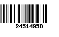 Código de Barras 24514958