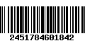 Código de Barras 2451784601842