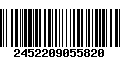 Código de Barras 2452209055820