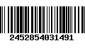 Código de Barras 2452854031491