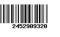 Código de Barras 2452909320