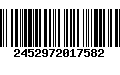 Código de Barras 2452972017582