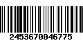 Código de Barras 2453670046775