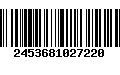 Código de Barras 2453681027220