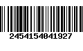 Código de Barras 2454154041927