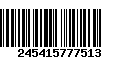 Código de Barras 245415777513