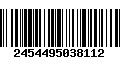 Código de Barras 2454495038112