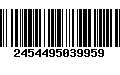 Código de Barras 2454495039959