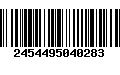 Código de Barras 2454495040283