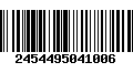 Código de Barras 2454495041006