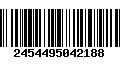 Código de Barras 2454495042188