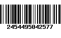 Código de Barras 2454495042577