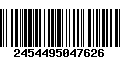 Código de Barras 2454495047626