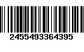 Código de Barras 2455493364395