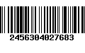 Código de Barras 2456304027683