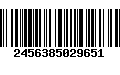 Código de Barras 2456385029651