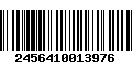 Código de Barras 2456410013976