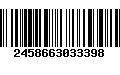 Código de Barras 2458663033398