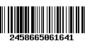 Código de Barras 2458665061641