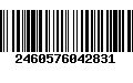 Código de Barras 2460576042831