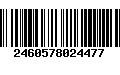 Código de Barras 2460578024477