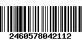 Código de Barras 2460578042112