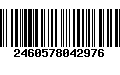 Código de Barras 2460578042976