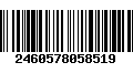 Código de Barras 2460578058519